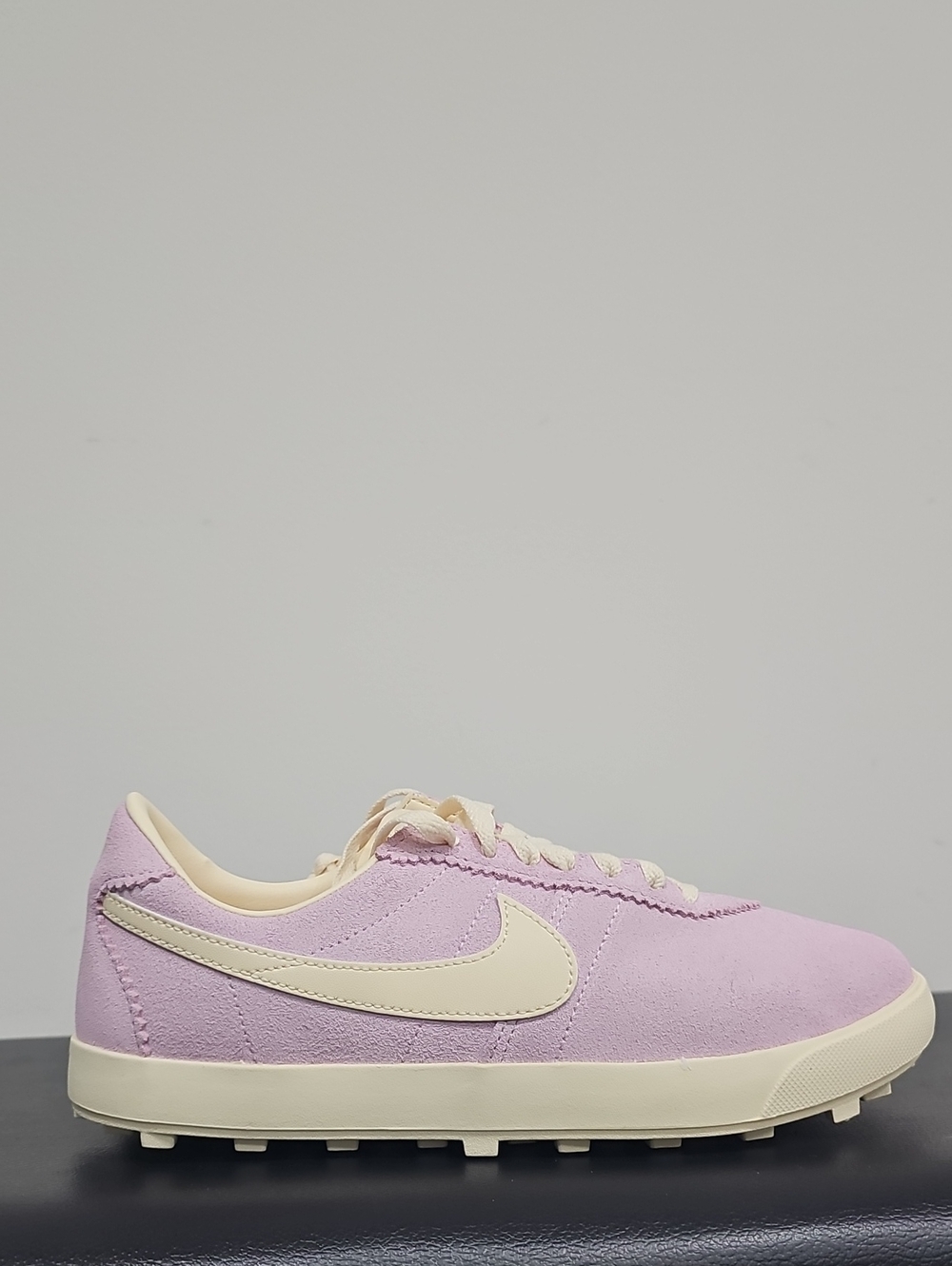 Nike Astrograbber Lavender Suede Sneaker with Cream Swoosh Women's 6.5IQ7611 600